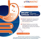 Vitamatic Clostridium butyricum 25 Million - Gut Health - 60 DR Capsules (Delayed Released) - Made with Prebiotic Inulin Fiber