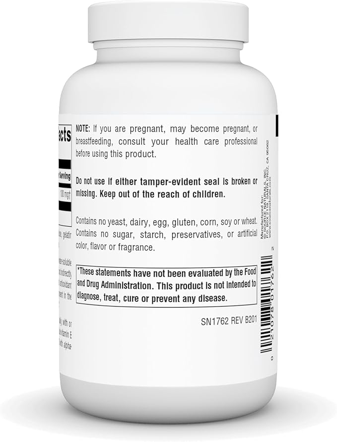 Source Naturals Alpha Lipoic Acid 100 mg Supports Healthy Sugar Metabolism, Liver Function & Energy Generation - 120 Capsules