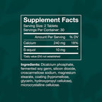 EQUELLE Multi-Symptom Perimenopause & Menopause Relief Relief from Hot Flashes, Muscle Aches & Supports More Sleep. Hormone-Free, Plant-Based S-Equol – 1 Month Supply (60 Tablets)