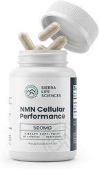 NMN Cellular Performance – 500mg Nicotinamide Mononucleotide for NAD+ Support, Cellular Energy & Recovery – Longevity & Performance Supplement – (2-Pack)