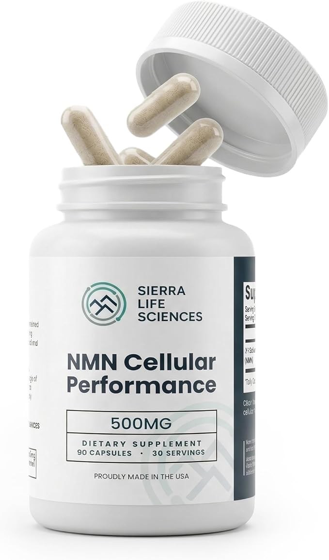 NMN Cellular Performance – 500mg Nicotinamide Mononucleotide for NAD+ Support, Cellular Energy & Recovery – Longevity & Performance Supplement – (2-Pack)