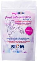 Biom Vaginal Probiotic Suppository: Natural Vaginal pH and Odor Control Regimen; Balance and Nourishes Vaginal Lactobacillus Flora ; No Parabens, Fragrance-Free (15)