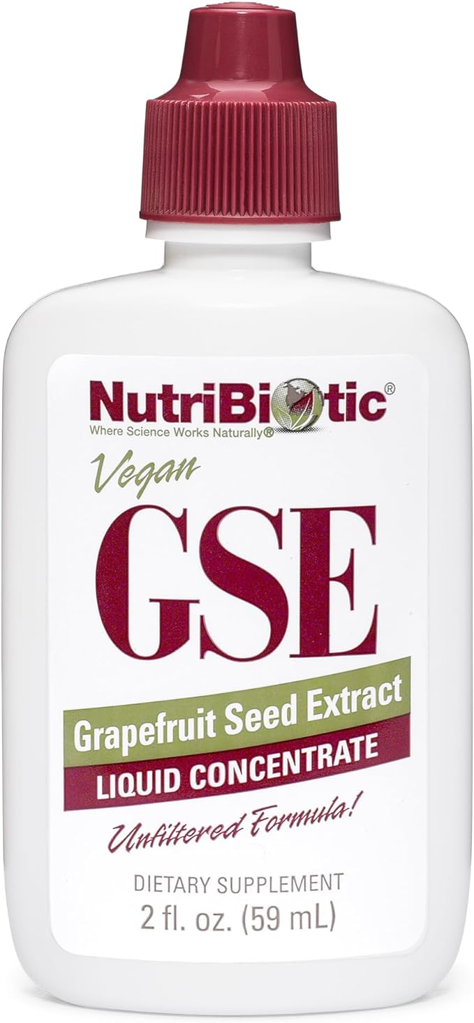 NutriBiotic – GSE, 2 Oz Liquid | The Original Grapefruit Seed Extract Premium Concentrate with Bioflavonoids | Potent Immune & Overall Health Support | Vegan, Gluten Free, Non-GMO