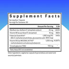 Seeking Health Homocysteine Nutrients - Supplement Formula with L-Methylfolate & Vitamin B12, B6 & B2 - Supports Healthy Cognition & Brain Function - Aids Homocysteine Metabolism - 60 Capsules