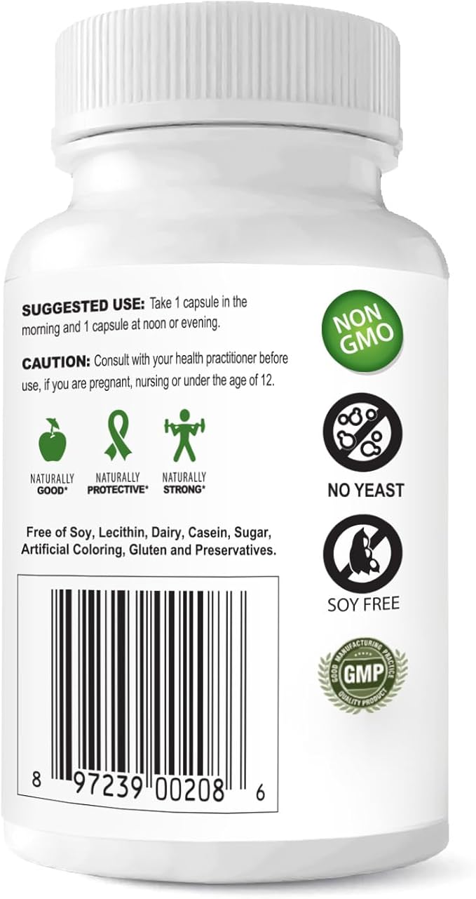 DHT Block - DHT Blocker Supplement for Skin, Acne, Hair, and Hormonal Balance. Dim, Astragalus Root, Turmeric, Natural Ingredients. For Men and Women - 60 Vegan Capsules