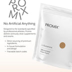 ProMix Nutrition L-Glutamine - Pure Micronized Free Form - Unflavored, 180 Servings