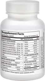 Eat E-Z Ultra Advanced Digestive Enzyme Supplement – Broad-Spectrum Multi-Enzyme Formula for Heavier & Harder-to-Digest Meals – Supports Occasional Bloating, Gas & Indigestion – 45 Vegetarian Capsules