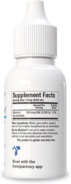 Biotics Research Bio Ae Mulsion IU Emulsified Vitamin A for Greater Uptake & Utilization, Concentrated Form, Promotes Immune Response, Aids in Visual Acuity, Supports Cardiovascular 1 Fluid Ounces