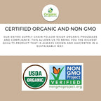 Organic Turmeric Powder w/Curcumin | 35.27 Ounce / 2.2 LBS | USDA Organics and Non-GMO | Lab Tested for Heavy Metal and Purity | 100% Raw and Natural by OSR