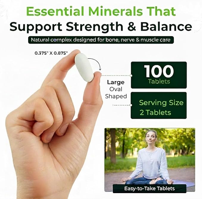 Natural Nutra Calcium Magnesium Zinc with Vitamin D3 - CMZ Supplement | Bone Strength, Immune Support, Muscle & Nerve Health - Cal-Mag Zinc Supplement - Digestion Support - 100 Tablets (Pack of 3)