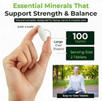 Natural Nutra Calcium Magnesium Zinc with Vitamin D3 - CMZ Supplement | Bone Strength, Immune Support, Muscle & Nerve Health - Cal-Mag Zinc Supplement - Digestion Support - 100 Tablets (Pack of 3)
