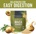 Viva Naturals Organic Maca Powder, Gelatinized, 16 oz (1 lb) – Vegan, USDA Organic, Gluten-Free, Non-GMO Peruvian Superfood in Resealable Bag