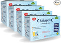 ALFA VITAMINS Collagen C Peptides Hydrolysate Powder Supplement, Vitamin C 1000mg, Gluten Free Hydrolyzed Collagen for Skin, Hair, Nails, Joint & Bone Support, Antioxidant, 30 Sachets per Box, 4 Pack