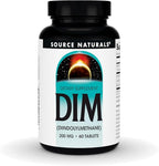 Source Naturals DIM, Diindolylmethane 200mg with BioPerine, Vitamin E & More - 60 Tablets