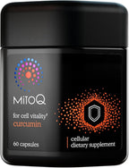 MitoQ Curcumin Longvida Lipidated Formula Mitochondria-targeted Antioxidant | Ultra Bioavailable & Sustained Action Free-Form Curcumin, 60 Capsules