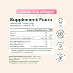 Bloom Nutrition Bovine Colostrum Powder with Vitamin B-12 for Gut Health, Immune Support, Hair Growth & Beauty Supplement | Strawberry, 25 Servings