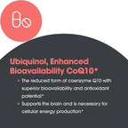 Allergy Research Group CoQ10 Ubiquinol - Delivers 100 mg CoQ10 - Supports Cellular Energy Production, Antioxidant Activity & Heart Wellness - 60 Servings - 60 Vegetarian Capsules