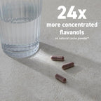 CocoaVia Ultra 750mg Cocoa Flavanols – Heart & Brain Support, Memory & Blood Circulation Booster, High Flavanol Cocoa for Nitric Oxide, Energy & Oxygen Boost, Vegan, Gluten-Free, 60-Day Supply