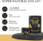 Super Natural Goods | High Nutritional Potency, Grade A Shilajit Resin with 85+ Plant-Derived Trace Minerals and Fulvic Acid, Energy & Immune Suport for Men and Women, 3rd Party US Lab Tested (30g)