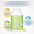 Lifted Naturals Spore Based Probiotic Probiotics - SBO Mood Boost - Spore/Soil-Based - Digestion & Natural Mood Support - Histamine-Free - 60 Day Supply, Non-GMO, Dairy-Free, Gluten-Free, Vegan