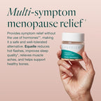 EQUELLE Multi-Symptom Perimenopause & Menopause Relief Relief from Hot Flashes, Muscle Aches & Supports More Sleep. Hormone-Free, Plant-Based S-Equol – 1 Month Supply (60 Tablets)