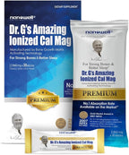 Dr. G's Amazing Ionized Cal Mag 2,860mg (Premium) - Bone Strength and Bone Health Supplement with Ionized Calcium & Magnesium Powder Stick Packs - 30 Sticks x 1 Pack (30 Count)