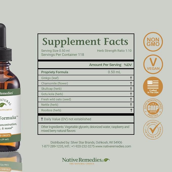Native Remedies Focus Formula