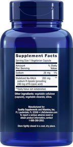 Life Extension Super R-Lipoic Acid 240mg, 90 Veg Capsules (Pack of 2)