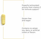 Integrative Therapeutics Vitamin C with Quercetin - Vitamin C Supplement for Immune Support*- Supports Antioxidant Activity* - Vegan, Gluten-Free & Dairy-Free - 180 Capsules (90 Servings)
