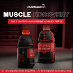 Cheribundi | 100% Tart Cherry Juice Pure Concentrate Multiserve | 32 Fluid Ounce Bottle for Maximum Recovery with 480 Tart Cherries | 100 Calories, 0 Preservatives, Non-GMO | 32 fl oz