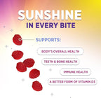 Vitamin D3 Gummies 125 mcg (5000 IU) Per Serving - 3X Strength Immune Support & Bone Support, Vitamin D Gummy Dietary Supplement, Nature's Berry D Vitamin Supplement, Raspberry Flavored - 120 Gummies