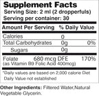 Life Solutions Liquid Vitamin B9 Dropper 2 oz