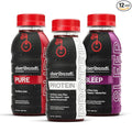 Cheribundi Tart Cherry Juice Power Pack | Variety Pack | Pure, Protein & Sleep Flavors | Athletes Recovery Drink | Promotes Restorative Sleep, Muscle Recovery & Boost Performance | 8 floz (12 Pack)