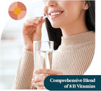 Pattern Wellness Vitamin B Complex Supplement - Comprehensive Blend of Essential B Vitamins - Supports Energy, Cognitive & Cellular Health - 3rd Party Lab Tested - 60 Capsules