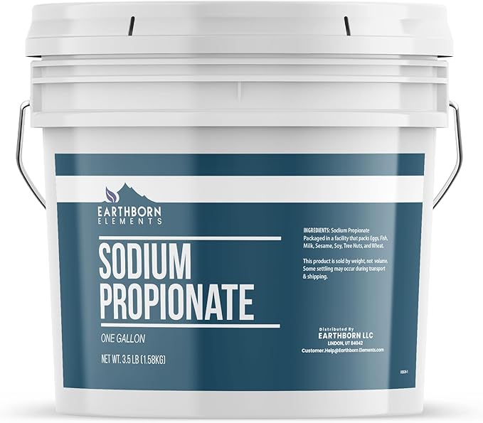 Earthborn Elements Sodium Propionate, 1 Gallon, Food Grade, Food Additive (56 Ounce)