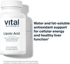 Vital Nutrients Lipoic Acid - 300mg Alpha-Lipoic Acid Antioxidant - ALA Supplement for Healthy Metabolism and Energy - Gluten, Dairy, Soy Free - Non-GMO - 60 Capsules