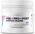 Livingood Daily Pre Pro Post Biotics Blend Powder, Digestive Health Supplement with Prebiotics from Organic Blue Agave Inulin, SBO Probiotics, Probiotics for Women & Men, Non GMO, Vegan, 30 Servings