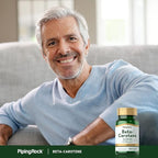 Piping Rock Beta Carotene 25000 IU Softgels | 7500 mcg | 100 Count | Vitamin A Supplement | Non-GMO, Gluten Free