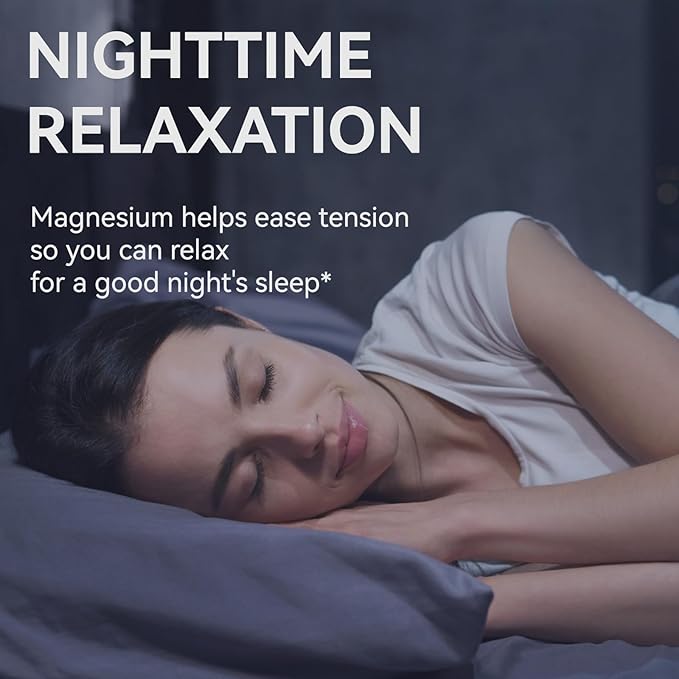 Magnesium L-Threonine, High Absorption Magnesium Supplement,1900mg Magnesium Threonine,Gluten Free, 90 Vegan Capsules