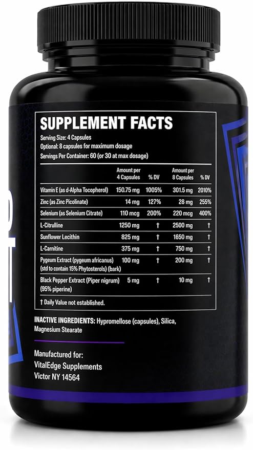 Semen Volume Booster Dietary Supplement for Men’s Fertility Health Support | Premium Dosing for Maximum Load and Quality Results | Made in the USA | 150 Capsules (1 Month Supply)