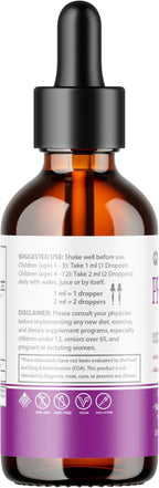 Liquid Probiotics for Kids & Toddlers | + Prebiotic + Ginger Root | Acidophilus Probiotic | Dairy Free | Vegan | Non-GMO | Gluten Free | 30-60 Servings
