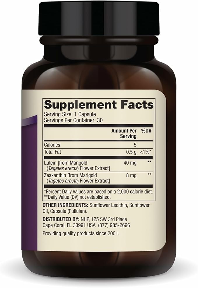 Dr. Mercola Lutein with Zeaxanthin - Supports Eye & Brain Health - Macular Carotenoids from Marigold Flower Extract - Non-GMO, Gluten-Free & Soy-Free - 30 Capsules (30 Servings)
