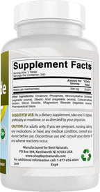 Best Naturals Niacinamide 500mg 240 Tablets (Suitable for Vegetarian) - Non-Flushing Form of Niacin (Vitamin B3)