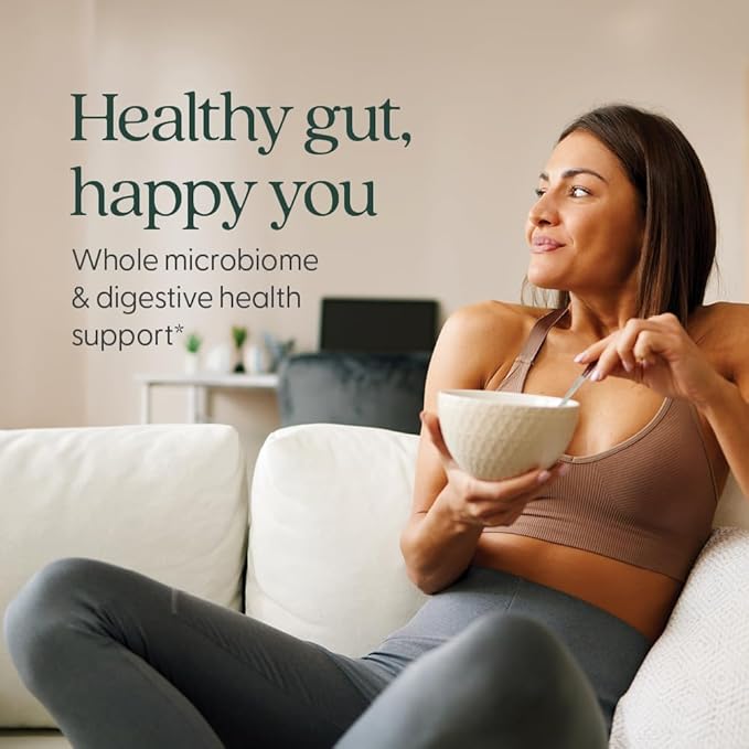 New Chapter Daily Dual Biotic Probiotic + Prebiotic for Digestion & Microbiome Health, 100% Vegan, Soy Free, Non-GMO, 60 Count (2 Month Supply)
