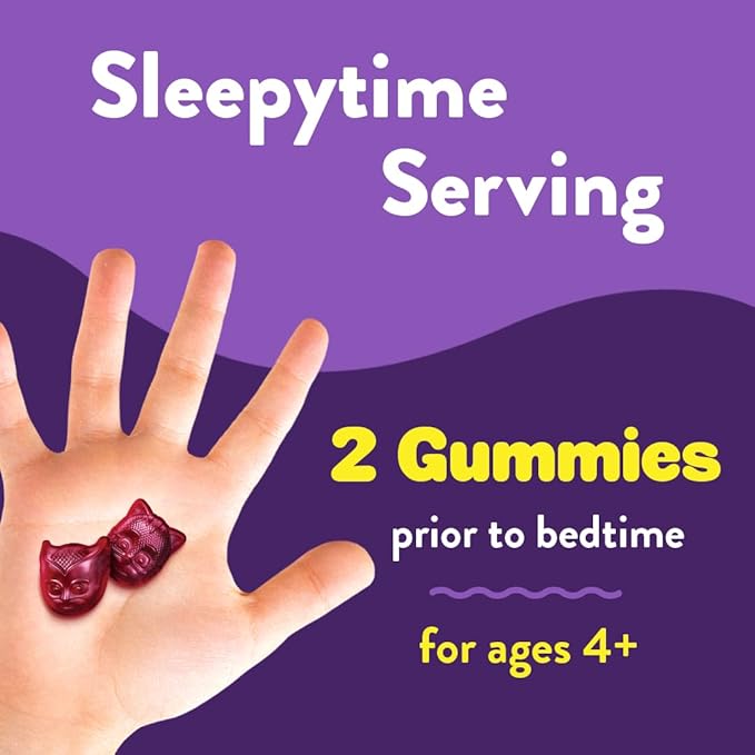 L'il Critters PJ Masks Melatonin Gummy Supplements, 60 Gummies (Pack of 2)