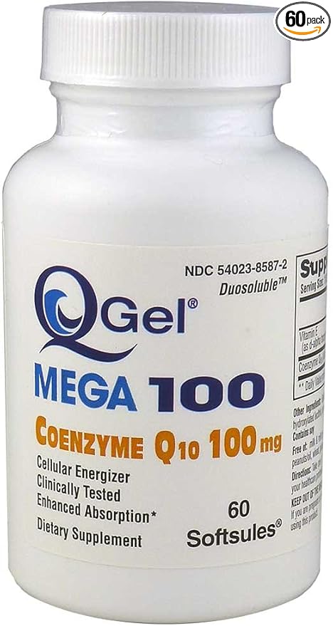 Mega 100 (100mg Hydrosoluble CoQ10) 60 Softgels