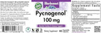 Bluebonnet Pycnogenol Vegetarian Capsules, 100 mg, 60 Count (743715008366)