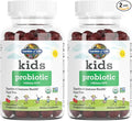 Garden of Life Kids Probiotic 3 Billion CFU, Cherry Flavor Gummies - Sugar Free Once Daily Probiotics for Kids, Children's Digestive & Immune Health, 30 Vegetarian Gummies, (Pack of 2)