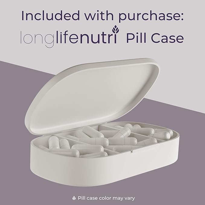 LongLifeNutri NMNH 300mg (Dihydronicotinamide Mononucleotide) - 120 Vegan Capsules, 2-Month Supply, NMN Alternative, NAD Supplement for Energy & Longevity, Lab Tested, Made in USA