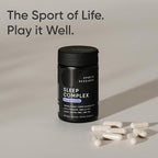 Sports Research® Sleep Complex with Melatonin 5mg, L-Theanine 200mg & Magnesium - Supports Restorative Sleep & Relaxation - Vegan Certified · Non-GMO · Gluten Free - 60 Veggie Capsules